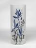 Vase en verre peint à la main Argenté - Verre - 12 x 30 x 12 cm