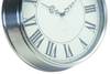 Design Wanduhr THE VINTAGE. Schwarz - Weiß - Glas - 35 x 35 x 9 cm