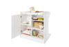 Pinolino Chambre de bébé Viktoria Hêtre partiellement massif - Lit pour bébé, table à langer et armoire à vêtements - Vernis blanc
