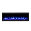 Elekrokamin Meran B130 cm El Fuego Schwarz - Glas - Metall - 130 x 46 x 12 cm