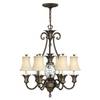 Chandelier ANABELL 8 Verre - Métal - 71 x 250 x 71 cm