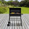 Grill à charbon de bois avec couvercle Noir - Argenté - Métal - Matière plastique - 103 x 97 x 65 cm