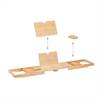 Pont de baignoire extensible en bambou Marron - Bambou - 109 x 5 x 23 cm