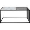 Table basse Twice 100x50cm Noir - Métal - 100 x 42 x 50 cm