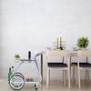 Servierwagen aus Chrom & Glas Silber - Glas - Metall - 76 x 76 x 46 cm