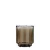 Portebougie Andria Marron - Verre - 15 x 17 x 15 cm