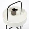Table auxiliaire Jaipur Blanc