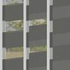 Doppelrollo Grau 60x150 cm Klemmfix Grau - Textil