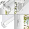Doppelrollo Grau 60x150 cm Klemmfix Grau - Textil