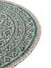 Tapis d'extérieur & intérieur rond Cleo Beige - 120 x 120 cm