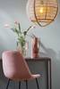 Chaise rembourrée Corby (Lot de 4) Rose foncé