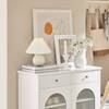 Sideboard FSB68-W Weiß - Holzwerkstoff - 80 x 90 x 35 cm