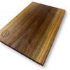 Schneidebrett Nussholz Baumkante Braun - Massivholz - 23 x 2 x 33 cm