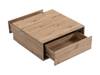 Table basse NALAMANE Beige - Bois manufacturé - 90 x 38 x 90 cm