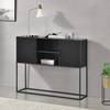 Sideboard Motala Schwarz - Holzwerkstoff - 109 x 90 x 30 cm