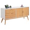 Sideboard TIVOLI Eiche Dekor - Weiß