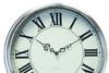 Design Wanduhr THE VINTAGE. Schwarz - Weiß - Glas - 35 x 35 x 9 cm