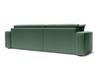 Canapé angle XL convertible LEO Vert - Textile - 148 x 85 x 298 cm