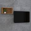 Holz Wandregal Wandboard Regal Arila S Braun - Holzwerkstoff - 50 x 30 x 28 cm