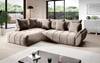 Eckcouch BEYLAN Beige - Holzwerkstoff - 280 x 91 x 190 cm