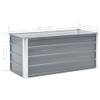 Garten-Hochbeet Grau - Metall - 40 x 45 x 100 cm