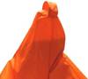Einfarbiger Sitzsack Orange - Naturfaser - 80 x 120 x 80 cm