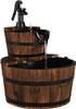 Brunnen Holz Gartenbrunnen Braun - Holzwerkstoff - 45 x 61 x 45 cm