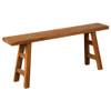 Banc en bois recyclé Tak Bois massif - 120 x 50 x 25 cm