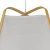 Suspension Hawi Blanc - Bambou - 40 x 42 x 40 cm