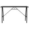 Bartisch 48122 Schwarz - Metall - 60 x 110 x 180 cm