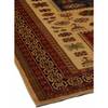 Tapis d'orient SHIRVAN 4 Beige - Fourrure véritable - 200 x 11 x 290 cm