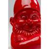 Figurine décorative Nain Rouge - Matière plastique - 10 x 21 x 9 cm