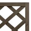 Jardinière Gris - Bois massif - Bois/Imitation - 40 x 150 x 40 cm