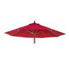 Toile de rechange parasol  HWC-C57 Ø4m Bordeaux