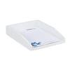 Corbeille à Courrier Bambou Blanc 1 set