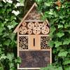 Hôtel à insectes abri en bois Marron - Bambou - Bois manufacturé - 31 x 48 x 10 cm