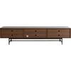 Meuble TV Lamello Marron - Bois massif - 210 x 50 x 40 cm