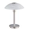 Lampe de bureau Enova Potentiomètre tactile - Métal / Verre - Blanc / Nickel