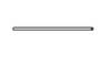 90er Kleiderstange Rauch Silber - Metall - 90 x 3 x 2 cm