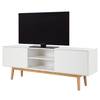 TV-Lowboard LINDHOLM Weiß - 160 x 40 cm