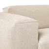 Ecksofa HUDSON mit Rundecke Webstoff Saia: Beige - Ecke davorstehend rechts