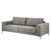 Sofa Summer (3-Sitzer) Webstoff - Webstoff Madu: Hellgrau