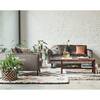 Fauteuil Edina Velours - Noix de muscade