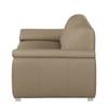 2-Sitzer Sofa Termon - Bodennah Echtleder Maer: Taupe