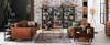 3-Sitzer Sofa FORT DODGE Antiklederlook - Microfaser Yaka: Cognac