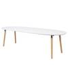 Table extensible Becky Blanc / Hévéa