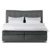 Boxspringbett Maum I Microfaser - Dunkelgrau
