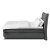 Boxspringbett Maum I Microfaser - Dunkelgrau