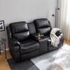 Kinosofa Mendis (2-Sitzer) Schwarz