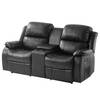Kinosofa Mendis (2-Sitzer) Schwarz